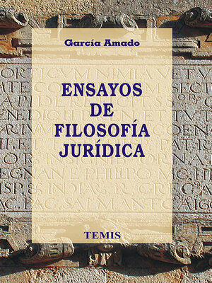 cover image of Ensayos de filosofía jurídica